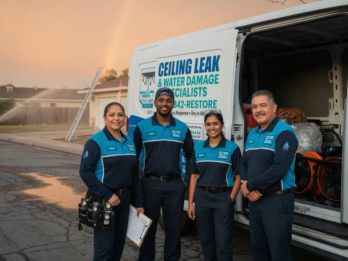 Ceiling Leak Cleanup company in Caspar, CA